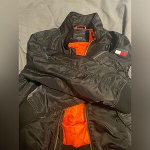 Large black and orange worn once
